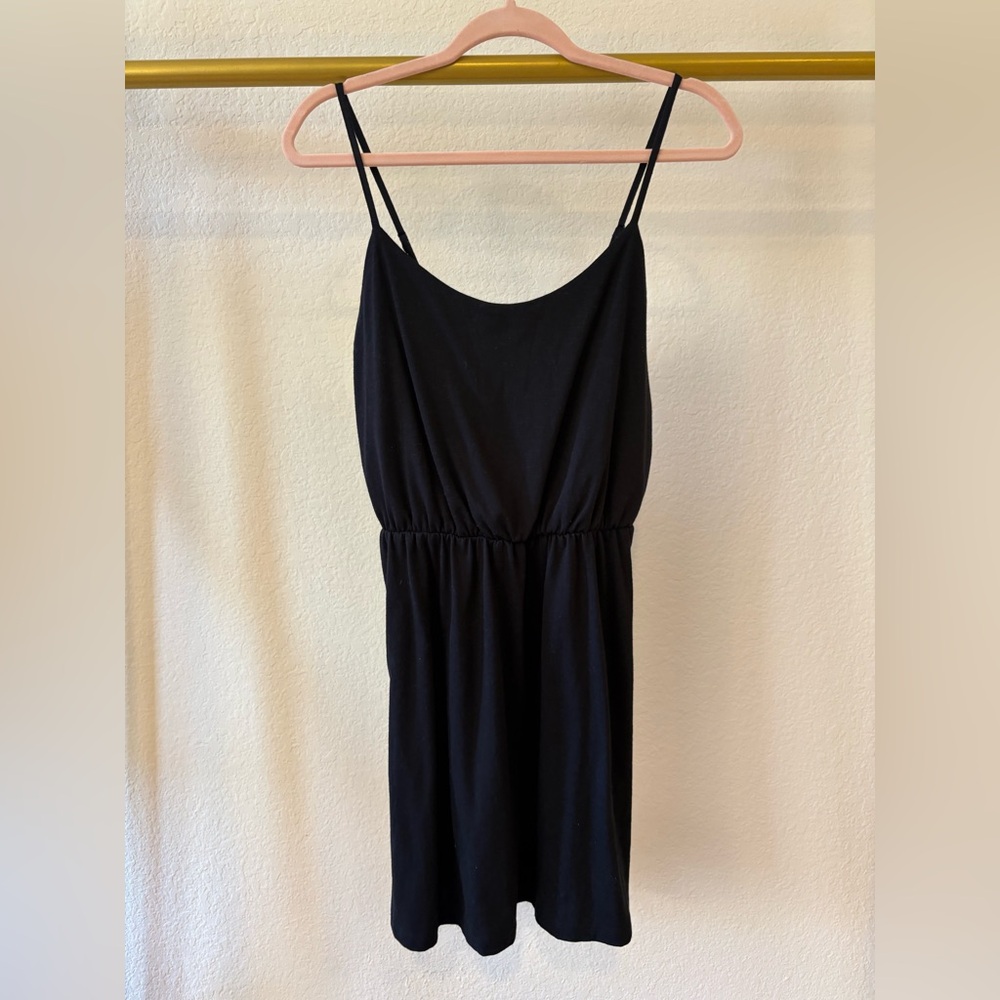 Old navy Women’s black spaghetti strap mini dress medium